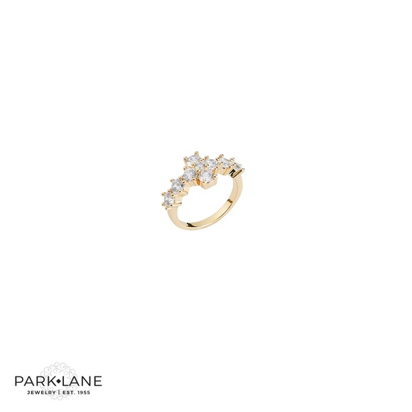 FINAL! Park Lane Chosen Ring Gold and Silver Sparkling Ring size 8 - Picture 3 of 4